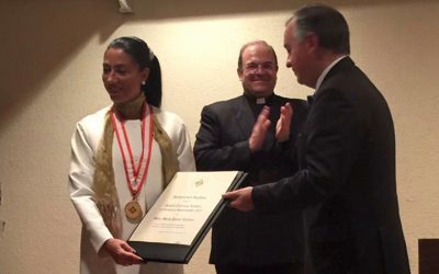 Obtention de la Médaille du Leadership au Mexique Novembre 2015